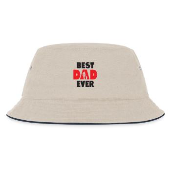 Best Dad Ever - Kids’ Bucket Hat - ecru/navy - Front