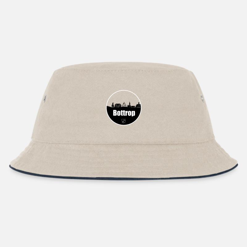 Bottrop Transparenz Skyline - Kinder Bucket Hat - Natur/Navy
