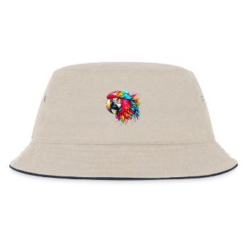 Perroquet - Bob Enfant - blanc cassé/bleu marine - Devant