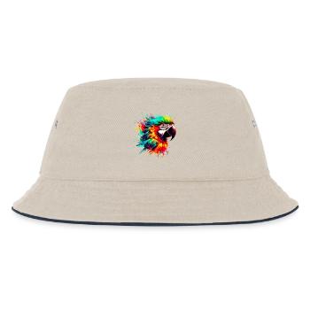Perroquet - Bob Enfant - blanc cassé/bleu marine - Devant