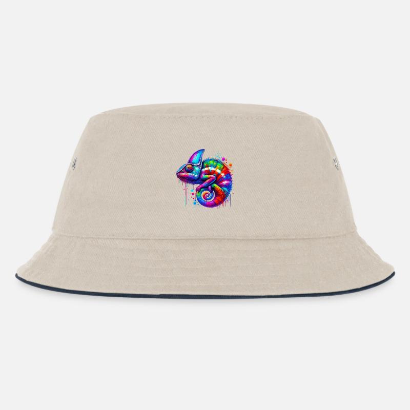 Caméléon - Bob Enfant - blanc cassé/bleu marine