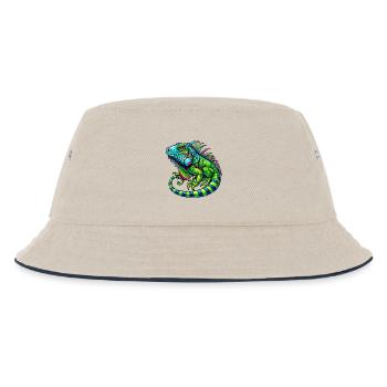 Iguane - Bob Enfant - blanc cassé/bleu marine - Devant