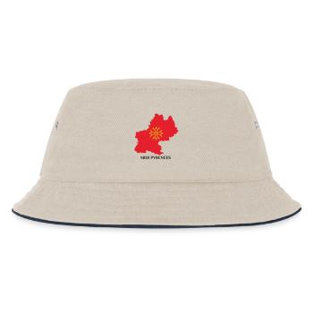 Carte du midi-pyrénée - Bob Enfant - blanc cassé/bleu marine - Devant