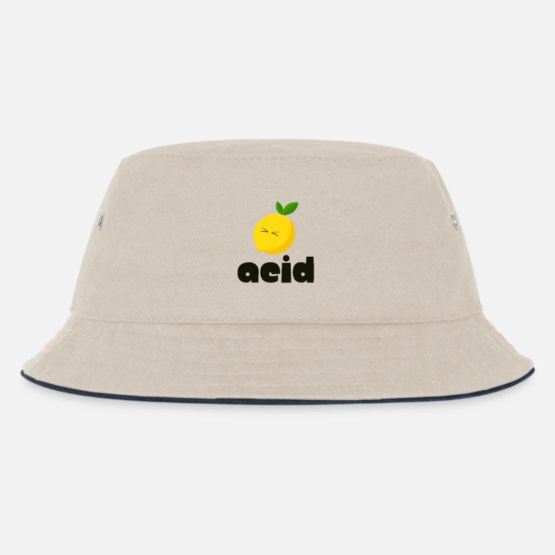 SÄURE - Kinder Bucket Hat - Natur/Navy