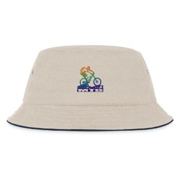 MTB - Kinder Bucket Hat - Natur/Navy - Vorne