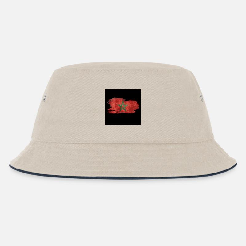 Morroco  - Bob Enfant - blanc cassé/bleu marine