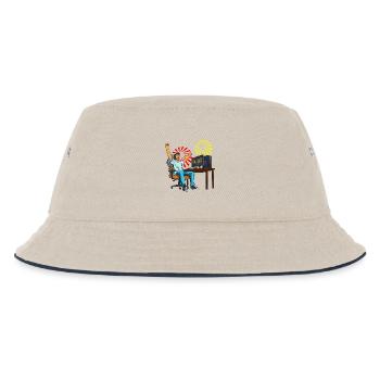 Gaming Victory! - Kids’ Bucket Hat - ecru/navy - Front