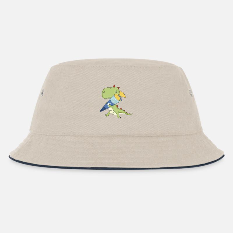 Dino avec cône d’école - Bob Enfant - blanc cassé/bleu marine