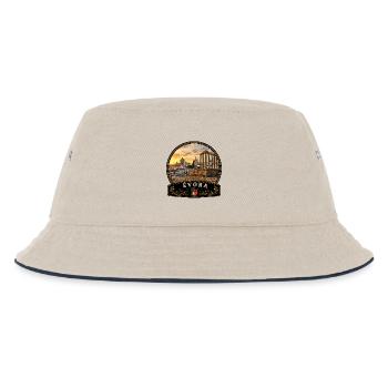 Evora Portugal Altstadt Urlaub Europa Atlantik - Kinder Bucket Hat - Natur/Navy - Vorne