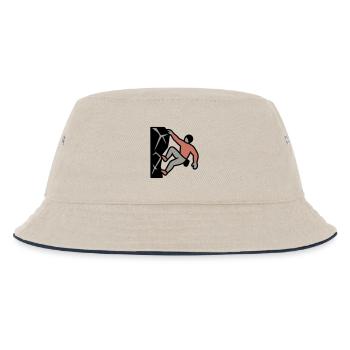 Alpinisme alpiniste pour les grimpeurs - Bob Enfant - blanc cassé/bleu marine - Devant