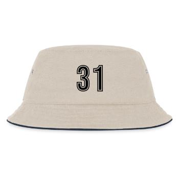 Symbole du chiffre 31 - Bob Enfant - blanc cassé/bleu marine - Devant