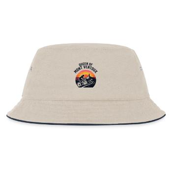 Chemise rétro Reine du Mont Ventoux - Bob Enfant - blanc cassé/bleu marine - Devant