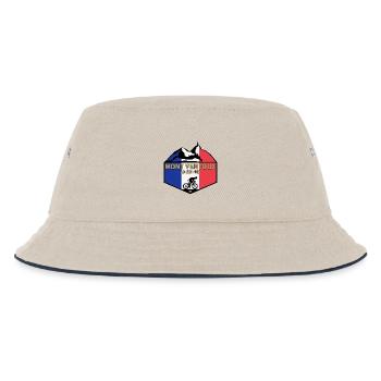Mount Ventoux Deluxe - Kinder Bucket Hat - Natur/Navy - Vorne