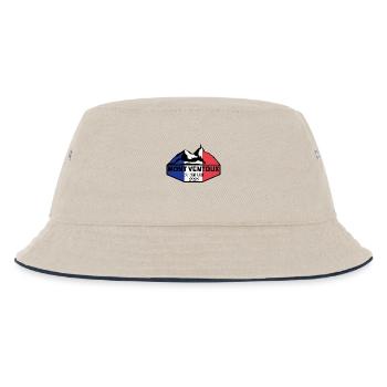 MontVentoux  2026 sticker - Kinder Bucket Hat - Natur/Navy - Vorne