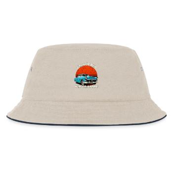 Nicht alt, ich bin ein Oldtimer - Kinder Bucket Hat - Natur/Navy - Vorne