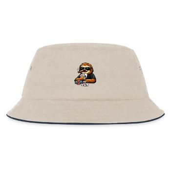 Paresseux cool jouant au poker - Bob Enfant - blanc cassé/bleu marine - Devant