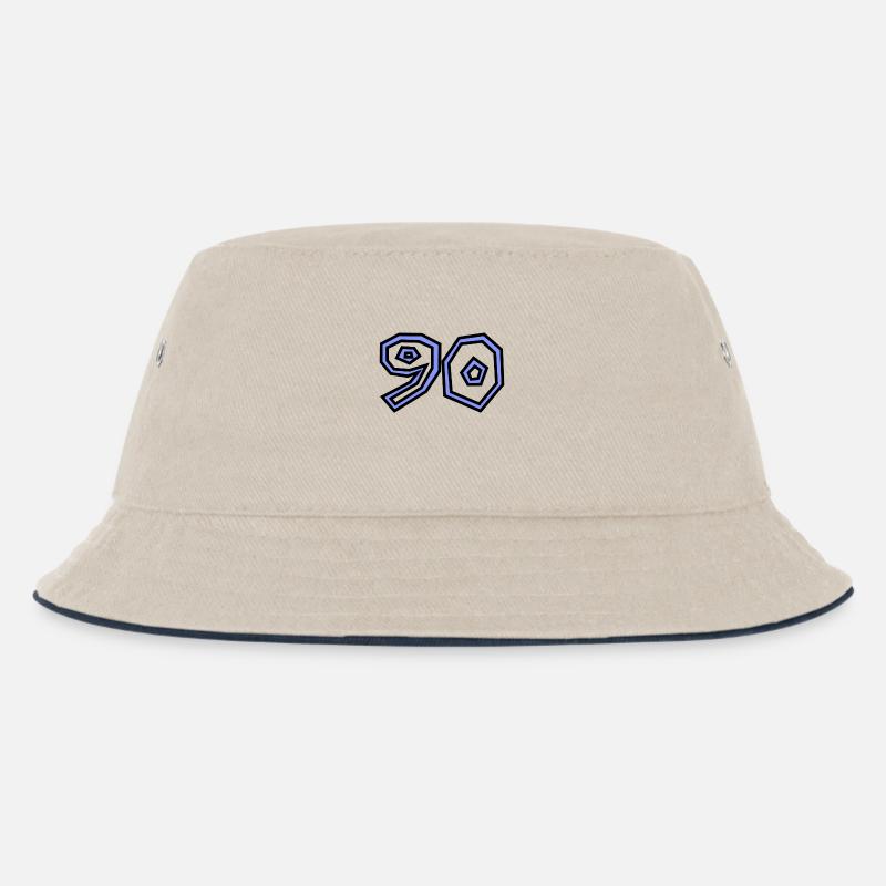 90 - Bob Enfant - blanc cassé/bleu marine