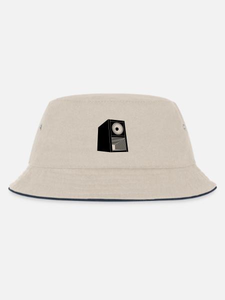 Speaker - Kinder Bucket Hat - Natur/Navy