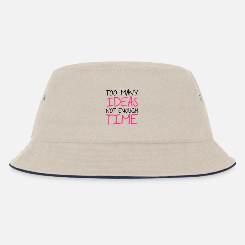 Ideas - Kinder Bucket Hat - Natur/Navy