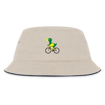 bike - Kids’ Bucket Hat - ecru/navy - Front