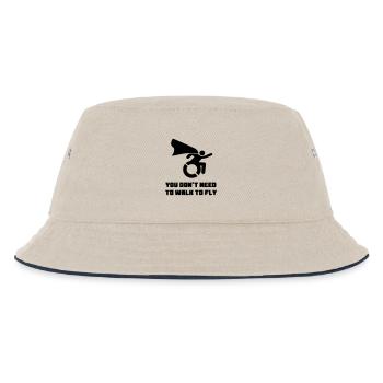 Vous n’avez pas besoin de marcher pour voler # - Bob Enfant - blanc cassé/bleu marine - Devant