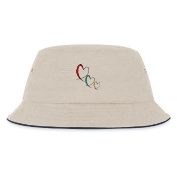 ALLES GUTE ZUM GEBURTSTAG. MAMA. MUTTERTAG - Kinder Bucket Hat - Natur/Navy - Vorne