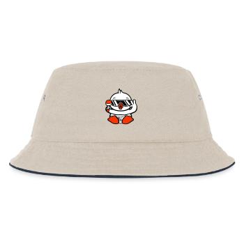 Bird Baby Child Rattle Diaper Sunglasses Peace - Kids’ Bucket Hat - ecru/navy - Front