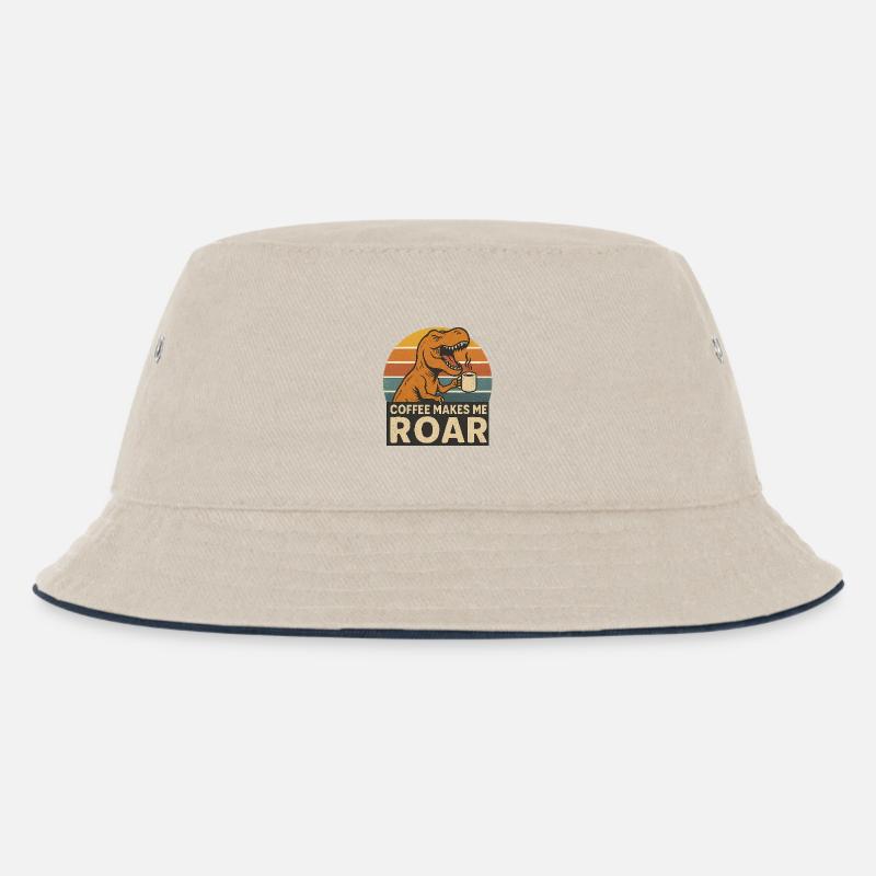 Dinosaure Café Roar Fun Design - Bob Enfant - blanc cassé/bleu marine