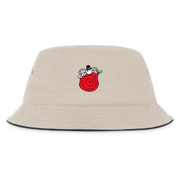 M. Escargot Sir Cylindre Monocle Riche Riche - Bob Enfant - blanc cassé/bleu marine - Devant