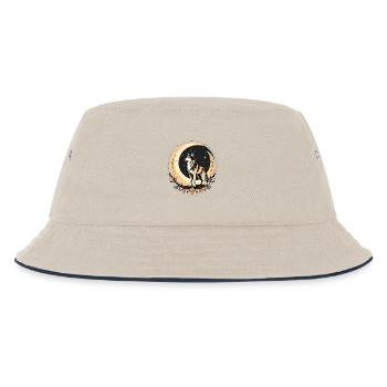 Boho Wolf - Kids’ Bucket Hat - ecru/navy - Front