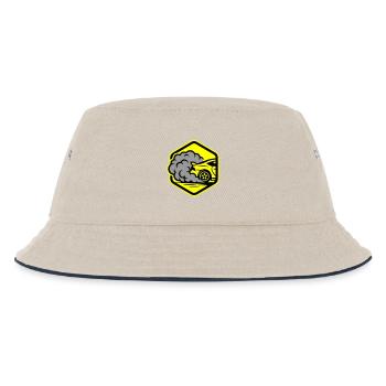 Car Gas Icon Car Racing - Kids’ Bucket Hat - ecru/navy - Front