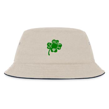 Schule 26 Kleeblatt - Kinder Bucket Hat - Natur/Navy - Vorne