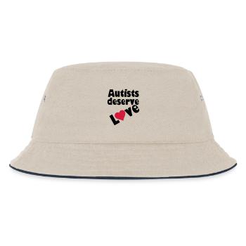 Autists deserve Love Autist Autisme cadeau - Bob Enfant - blanc cassé/bleu marine - Devant