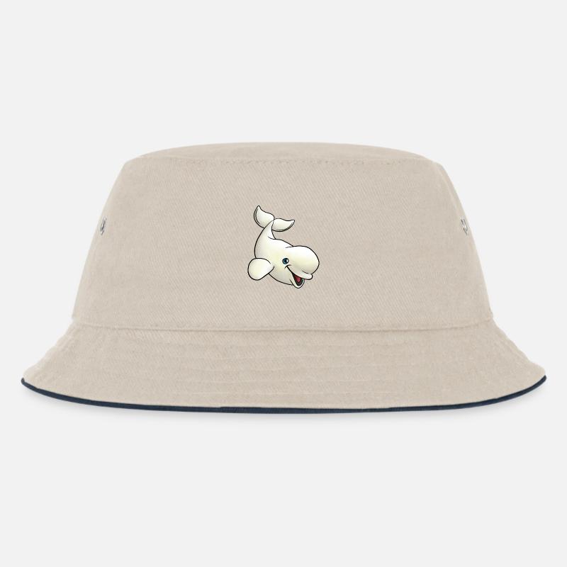peu Beluga - Bob Enfant - blanc cassé/bleu marine