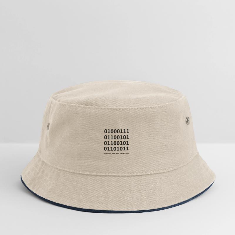 Binary / Binary Code Binary Code Funny T-Shirt Kids’ Bucket Hat