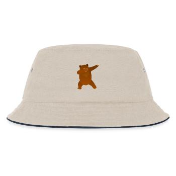 Brown Bear Dab Dance - Cool Gift - Bob Enfant - blanc cassé/bleu marine - Devant