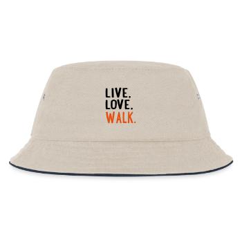 6254398 115202571 walk - Kinder Bucket Hat - Natur/Navy - Vorne
