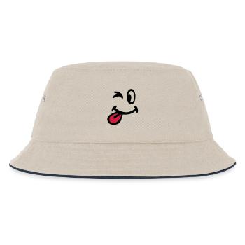 smiley clin oeil 3105 - Bob Enfant - blanc cassé/bleu marine - Devant