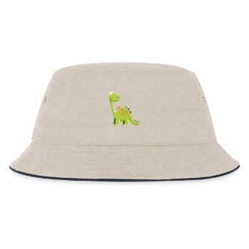 Drôle dinosaure coloré de stégosaure je cadeau - Bob Enfant - blanc cassé/bleu marine - Devant