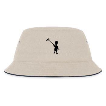 maler - malermeister - Kinder Bucket Hat - Natur/Navy - Vorne
