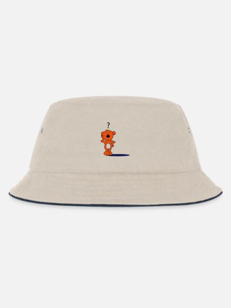 schnuffel teddy - Kinder Bucket Hat - Natur/Navy