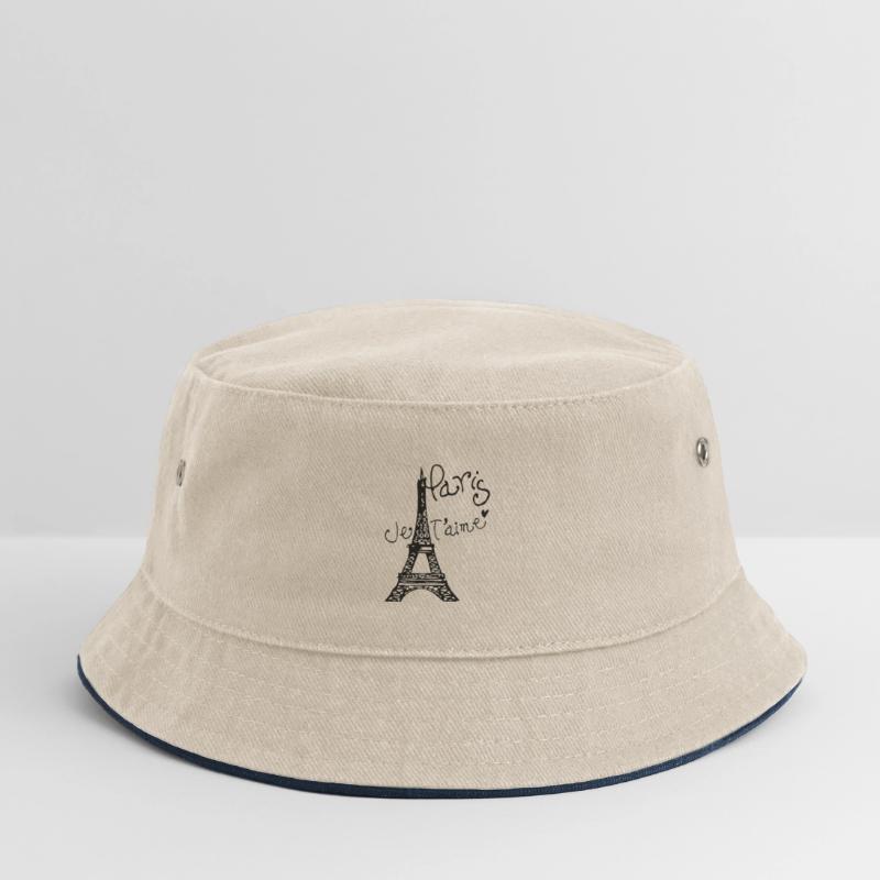 Paris Je T'aime Eiffel tower Kids’ Bucket Hat