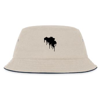 Belgium Graffiti - Kids’ Bucket Hat - ecru/navy - Front