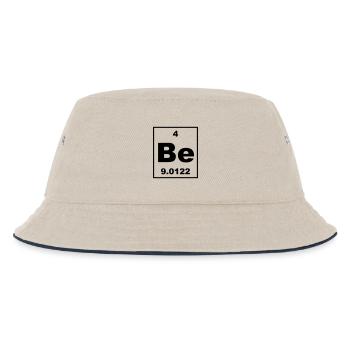 Beryllium (Be) (element 4) - Kids’ Bucket Hat - ecru/navy - Front