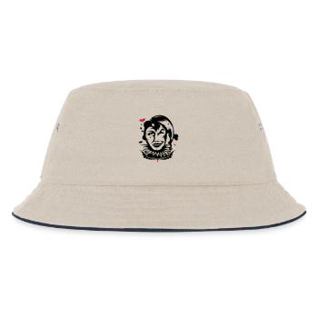 Playing card joker - Kids’ Bucket Hat - ecru/navy - Front
