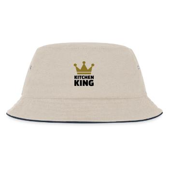Koch - Kinder Bucket Hat - Natur/Navy - Vorne