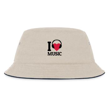 I love Music - Bob Enfant - blanc cassé/bleu marine - Devant