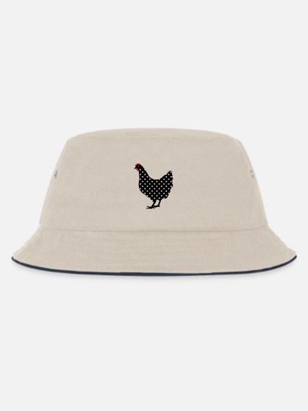 Poulet poule repéré - Bob Enfant - blanc cassé/bleu marine