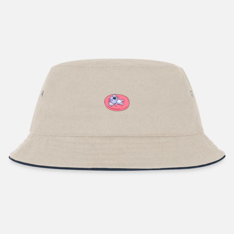 Koala - Kinder Bucket Hat - Natur/Navy
