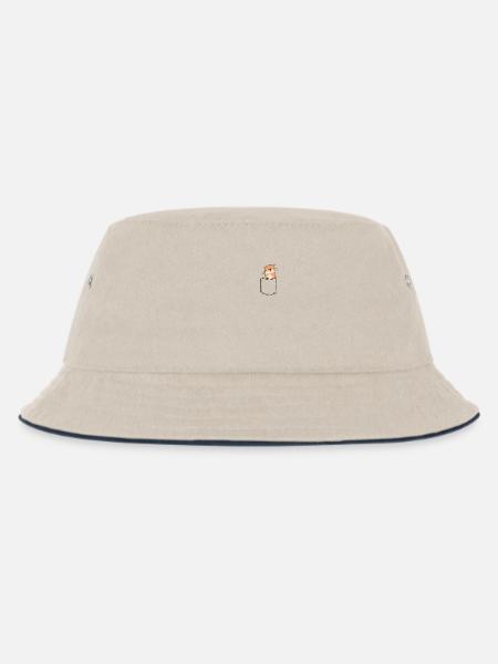 Otter - Kinder Bucket Hat - Natur/Navy